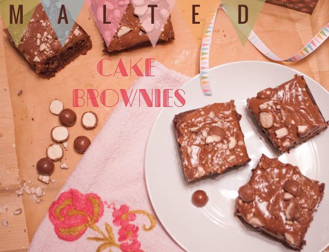 Malted Cake Brownies