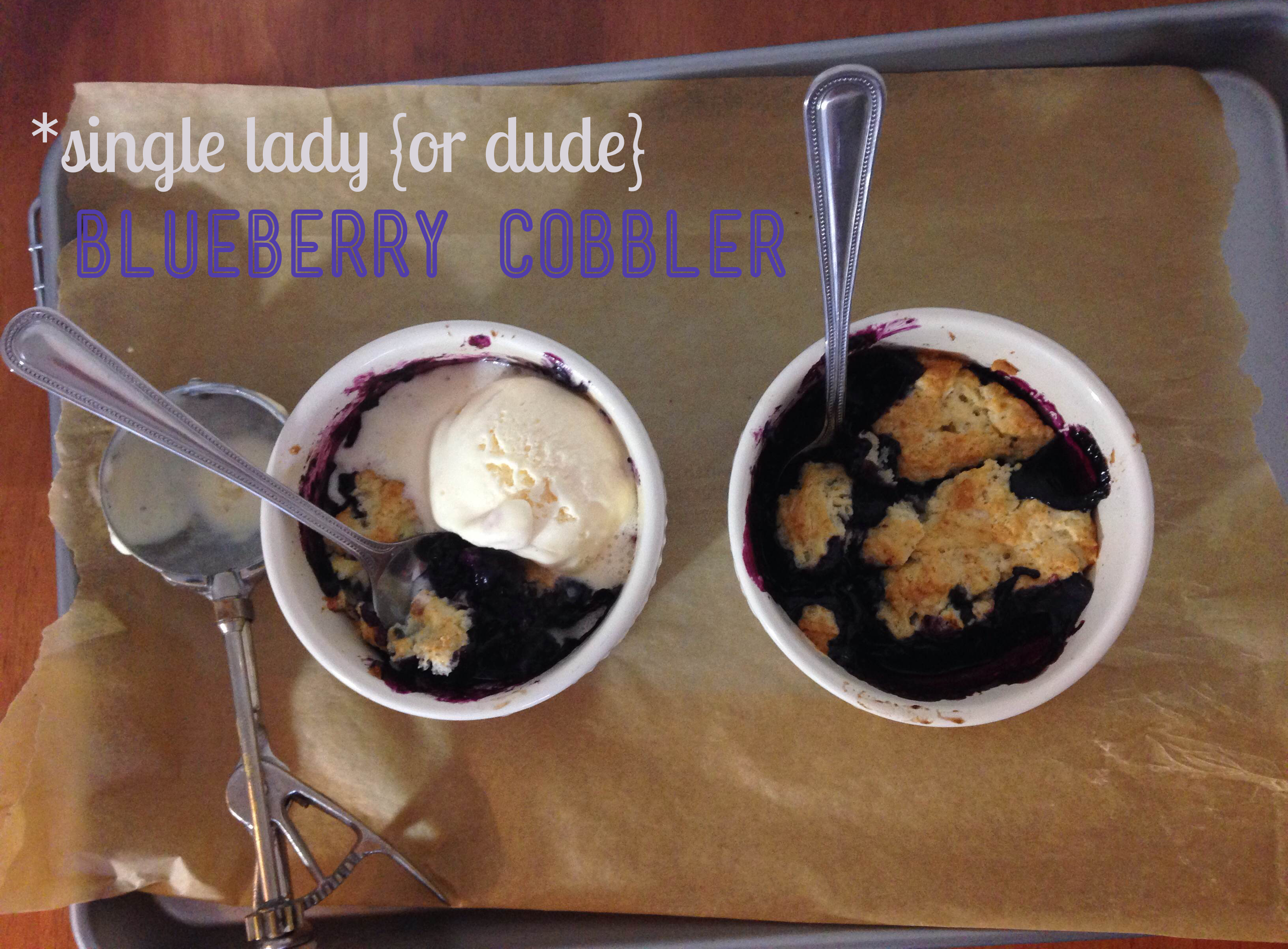 Blueberry Cobblers