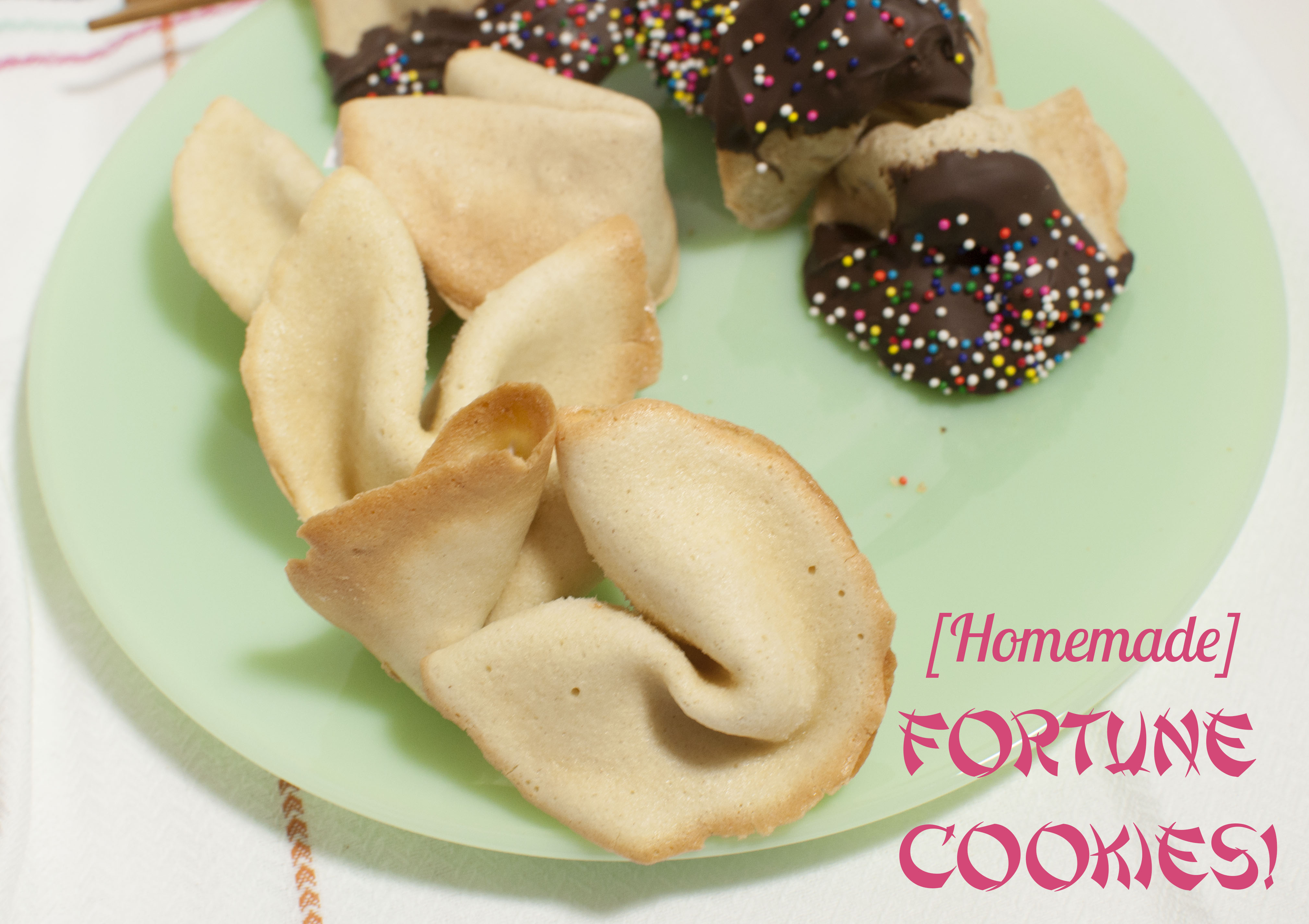 Fortune Cookie Recipe - How to Make Homemade Fortune Cookies!